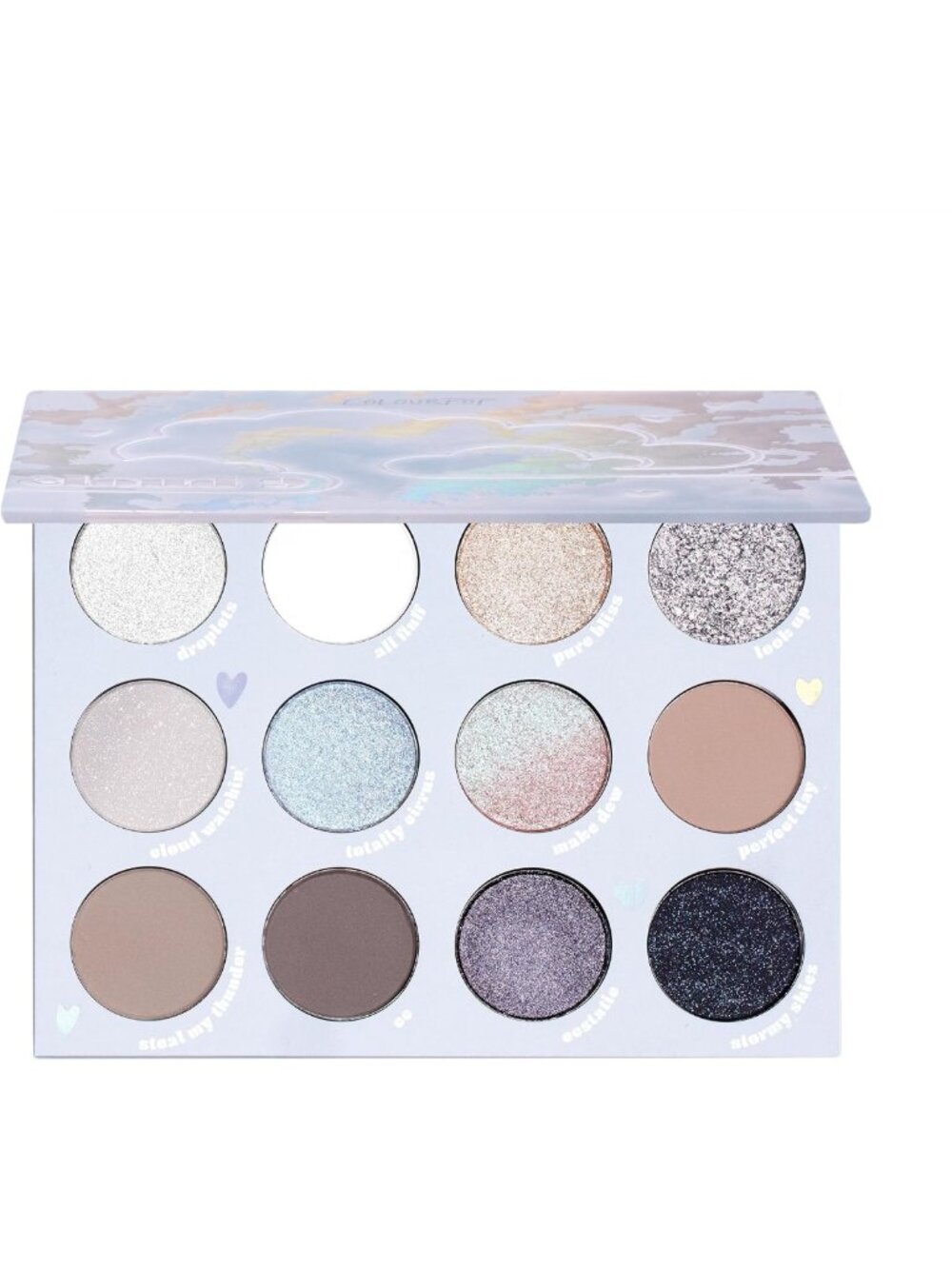 High-Pigment Eyeshadow Palette - Matte, Metallic & Glitter Finishes